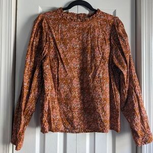 Rust floral Universal Thread blouse